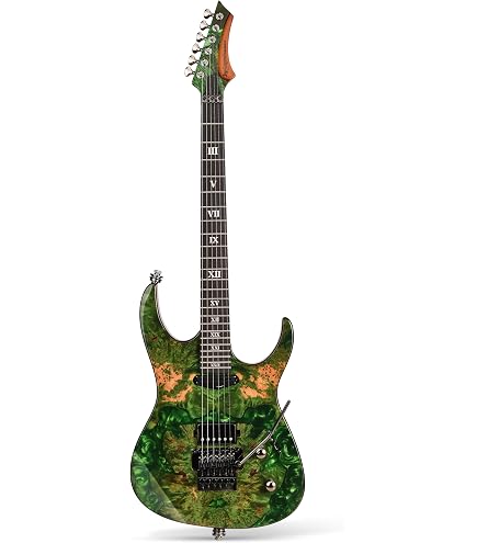 Amazon.com: Leo Jaymz Electric Guitar Hurricane Deluxe Series