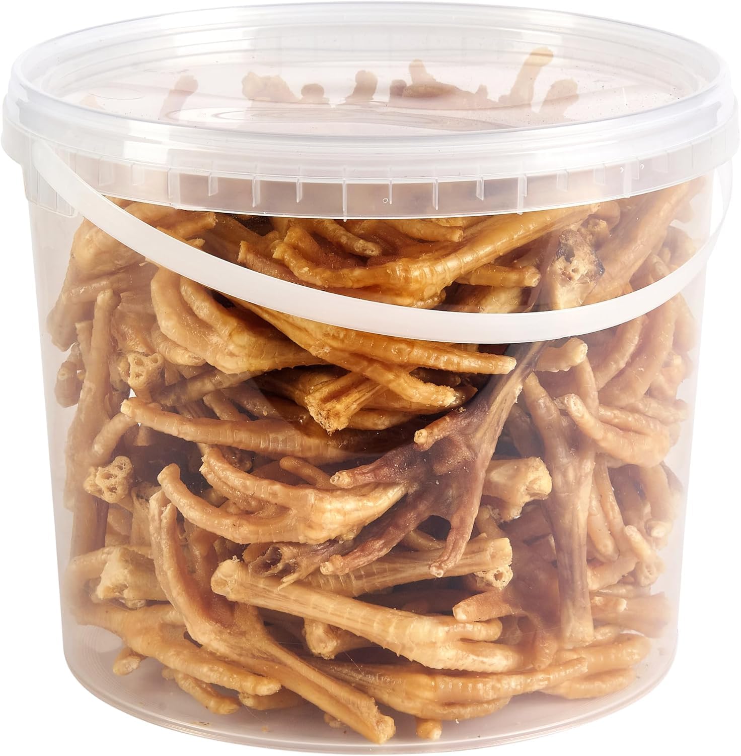Premium Chicken Feet Dog Treats, 5L Tub — image 1