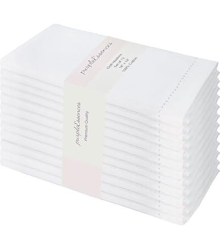 Organic Cotton Napkins - 6 Pack - 45 X 45 CM 18 X 18 Norway