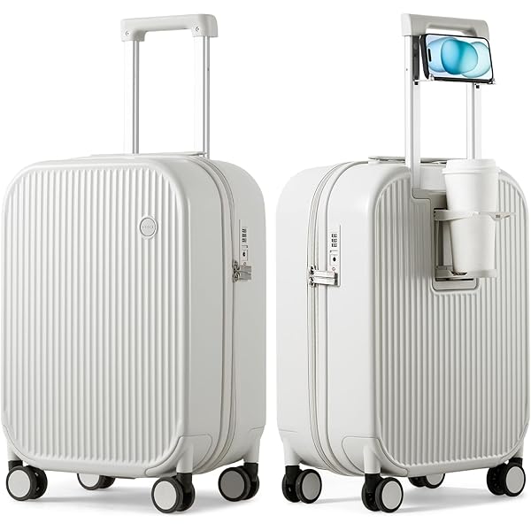 mixi Carry On Luggage PC Hardside Rolling Suitcase with Spinner