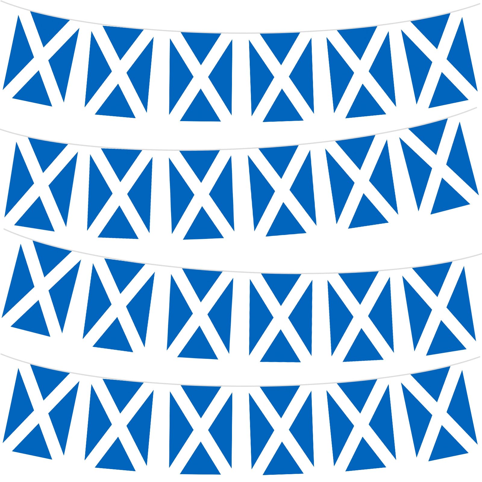 10m/32.8ft Scottish Flag Bunting with 30 Flag for Fifa World Cup Football 2026 Decorations,Scotland Bunting Flag Banner for Indoor Outdoor Sports Events St. Andrew's Day Scotland Party Decorations