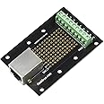 flashtree RJ45 8P8C Right Angle Shielded Jack Breakout Board Terminal Block Connector
