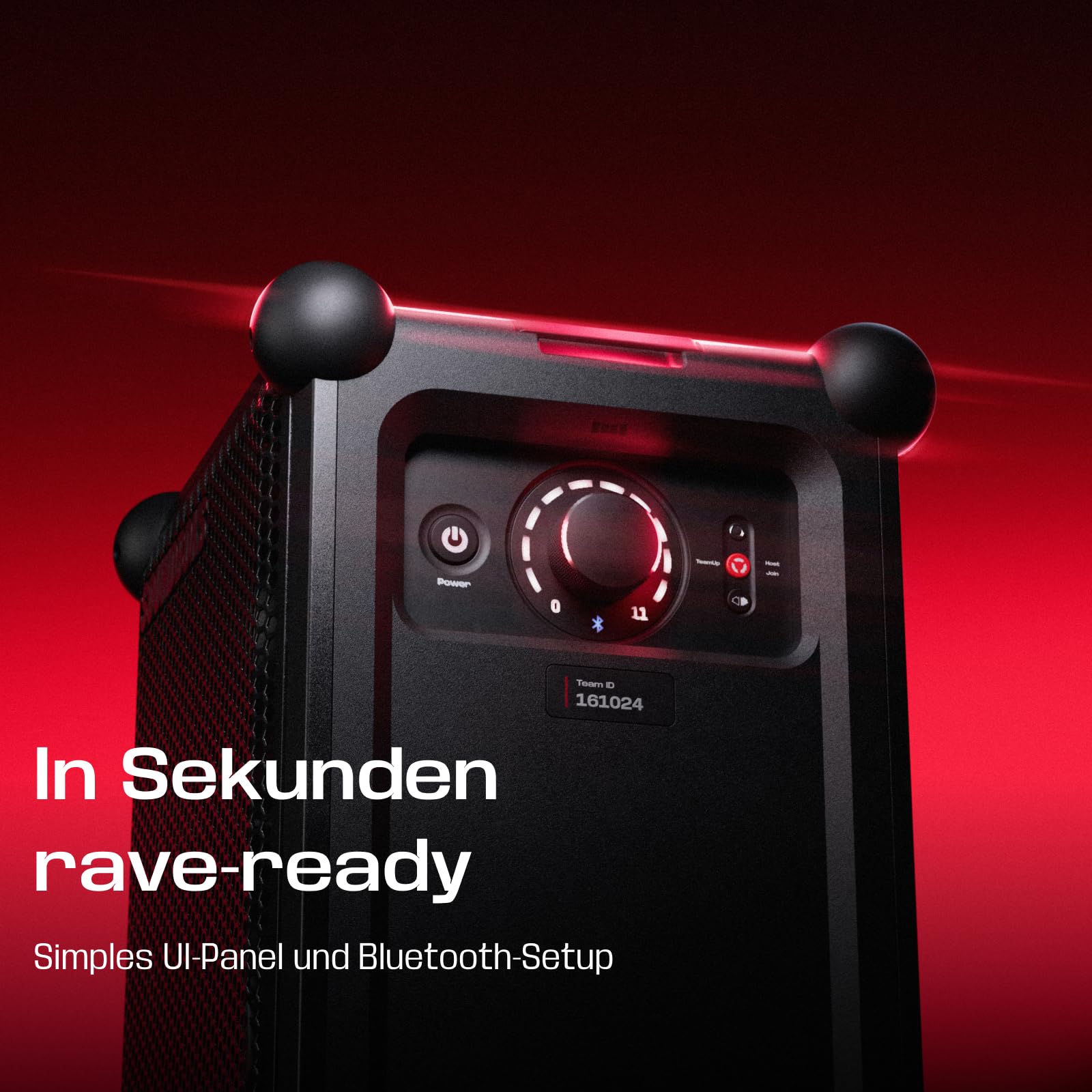 SOUNDBOKS Mix – Tragbarer Bluetooth-Lautsprecher – Robust & Wetterfest (IP65) – USB-C Akku – Extrem Laut – 121dB – Indoor & Outdoor Speaker – 40 Stunden Laufzeit – (Schwarz) 5