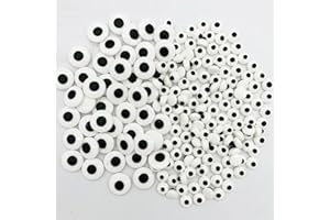 GEORLD Halloween Small Candy Edible Eyeballs Big Eyes Sprinkle Cake Cupcake Toppers Dessert Cookie Decorations Party Supplies 2 Bottles 6.9oz