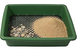 Sifting Pan | Rustproof Precise Stackable Mesh Pellet Sifter | Prospecting Equipment,for Prospecting Mining Gardening Potted 