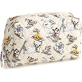 Vera Bradley Premium Cotton Disney Medium Cosmetic Makeup Bag, 101 Dalmatians