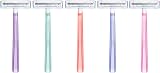 BIC Twin Lady Sensitive Razor Pack of 10 - 2 Blades, 5 Pastel Colors view 2