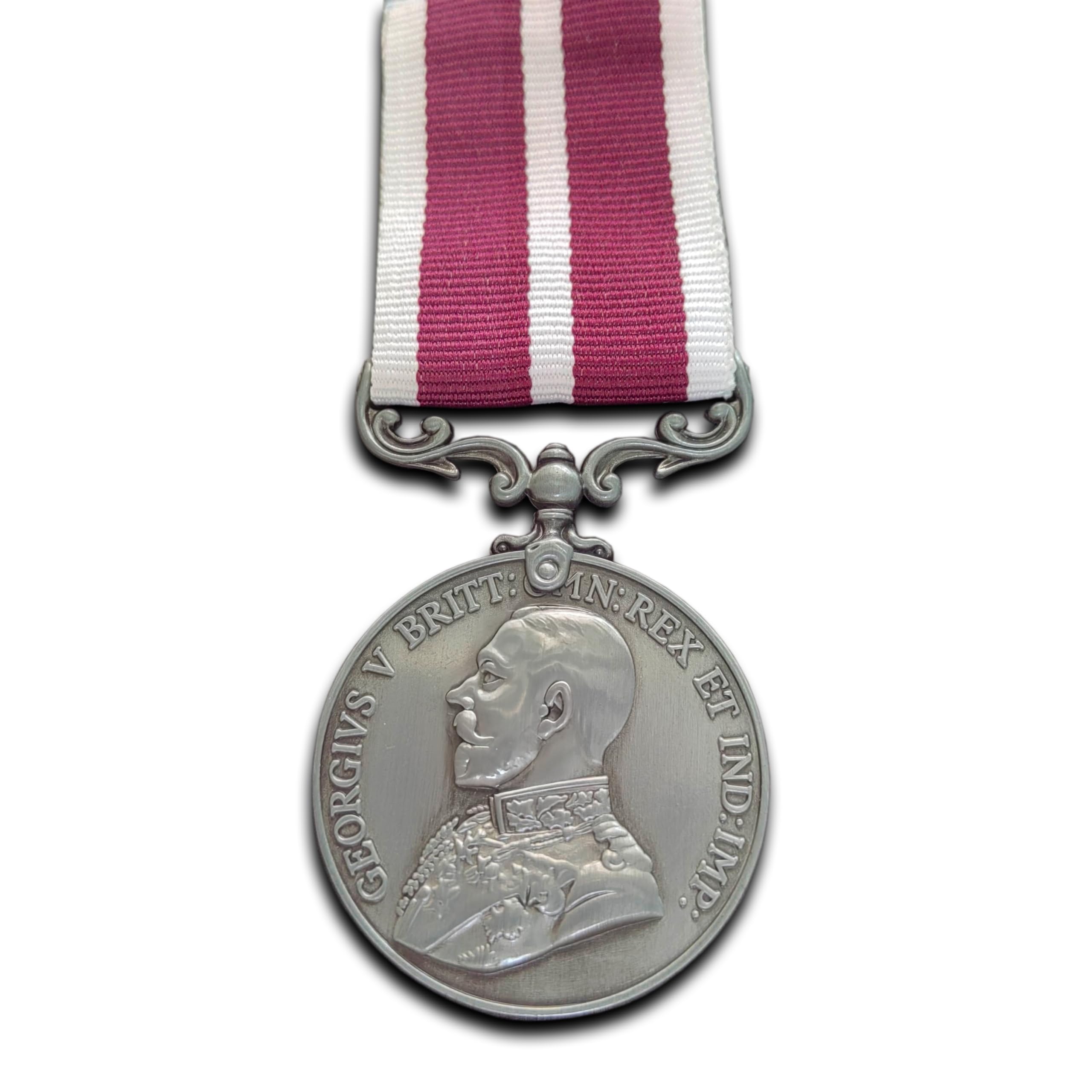 Trikoty Meritorious Service Medal George V MSM WW1 Award with Ribbon Full Size Reproduction