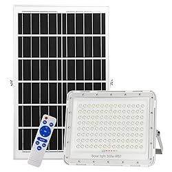 300W LED Solar Flood Lights,24000Lumens Street