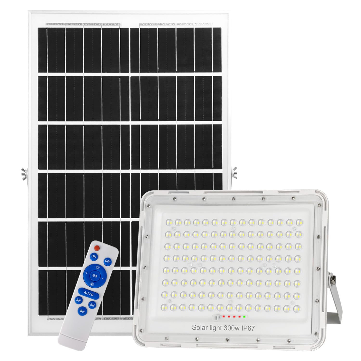 300W LED Solar Flood Lights,24000Lumens Street