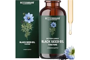 Betterbrand BetterLungs Black Seed Oil Tincture 60ml Liquid Formula