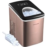 Frigidaire EFIC117-SSCOPPER-COM Stainless Steel Ice Maker, 26lb per Day, Copper Stainless