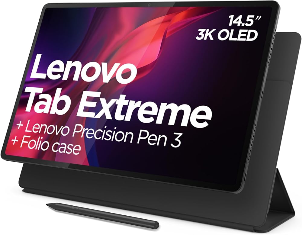 Lenovo Tab Extreme 14" 3K OLED Android Tablet 256GB 12GB RAM Pen Case WiFi 6E