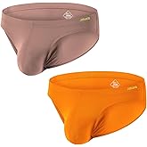 ZAIGGUT Men’s Pouch Underwear Bamboo Viscose Briefs Ultra-Soft & Moisture Wicking M L XL 2XL