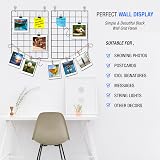LOYONAL Wire Wall Grid Panel Clips Black 2 Pcs Photo Display Memo Board view 3
