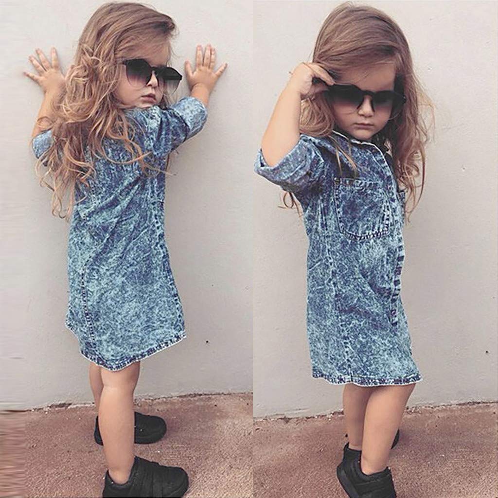 jean dresses for toddlers
