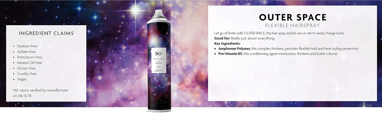 R & R Enterprises Outer Space Flexible Hairspray, 280.95 ml, 315 ml (1er Pack) - Image 5