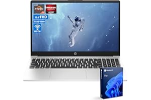 HP 255 G10 Laptop, 15.6" FHD Display, AMD Ryzen 5 7530U, 16GB RAM, 1TB SSD, Windows 11 Pro, Business Laptop for Office, Schoo