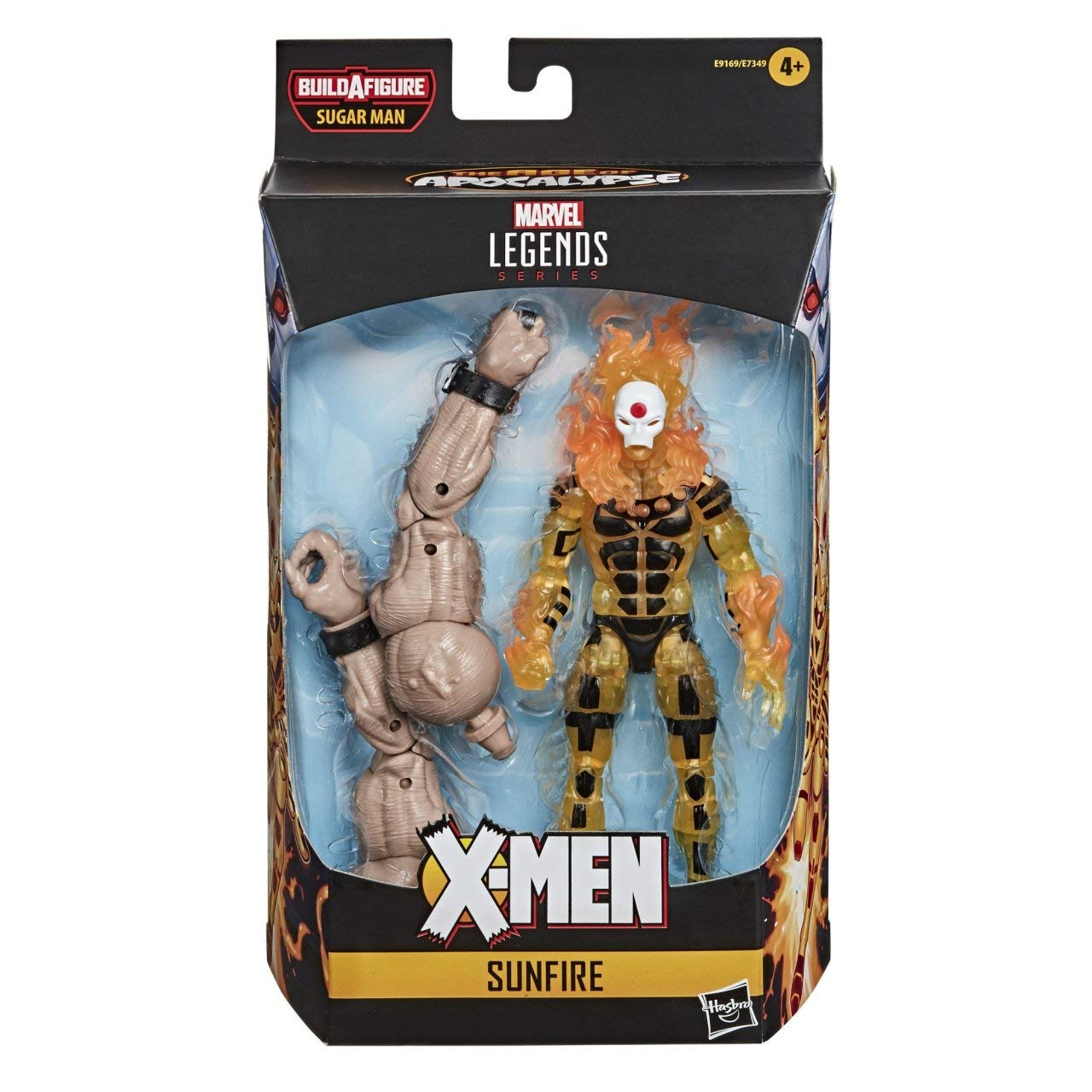 Marvel Hasbro Legends Series 6-inch Collectible Sunfire Action Figure Toy X-Men: Age of Apocalypse Collection