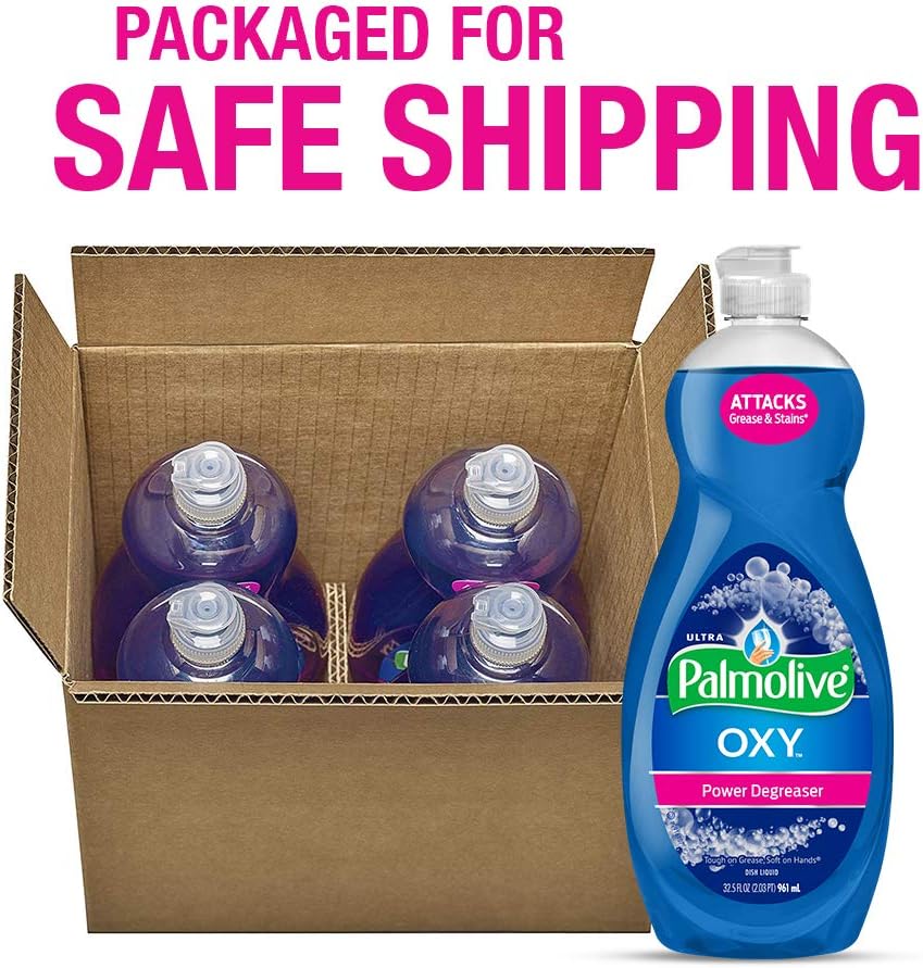 Palmolive Ultra Dish Soap Oxy Power Degreaser, 32.5 oz - 4 Pack: Health & Personal Care