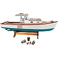 SAILINGSTORY Wooden Classic Lobster Boat Model Boat Decor Ship Model Nautical Decoration