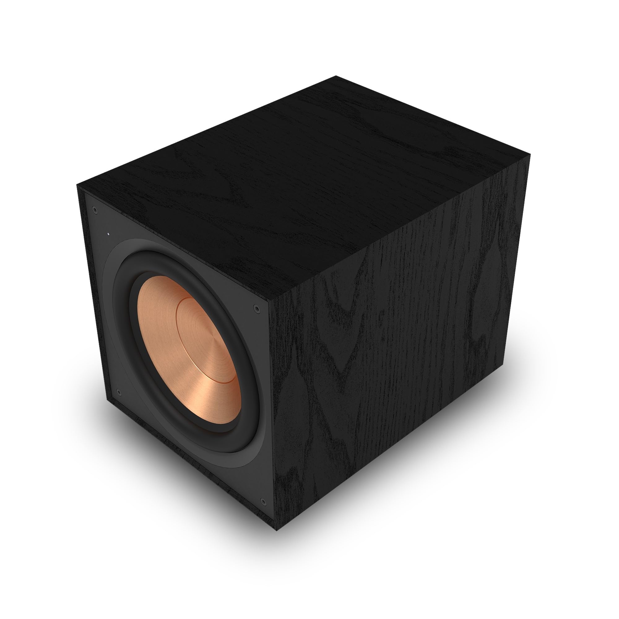 Klipsch Reference R-101SW Subwoofer frontal de 10 con nuevos woofers de cobre hilado de 10 y un amplificador totalmente digital para sonido de cine en casa de primera calidad en negro