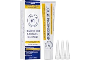 SINLEYON Hemorrhoid & Fissure Ointment – Hemorrhoid Treatment and Hemorrhoid Cream with Lidocaine and Phenylephrine HCI for Fast Acting Relief of Pain, Swelling, Discomfort, and Itching (1 oz.)