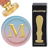 CRASPIRE Initial Alphabets M Wax Seal Stamps Letter