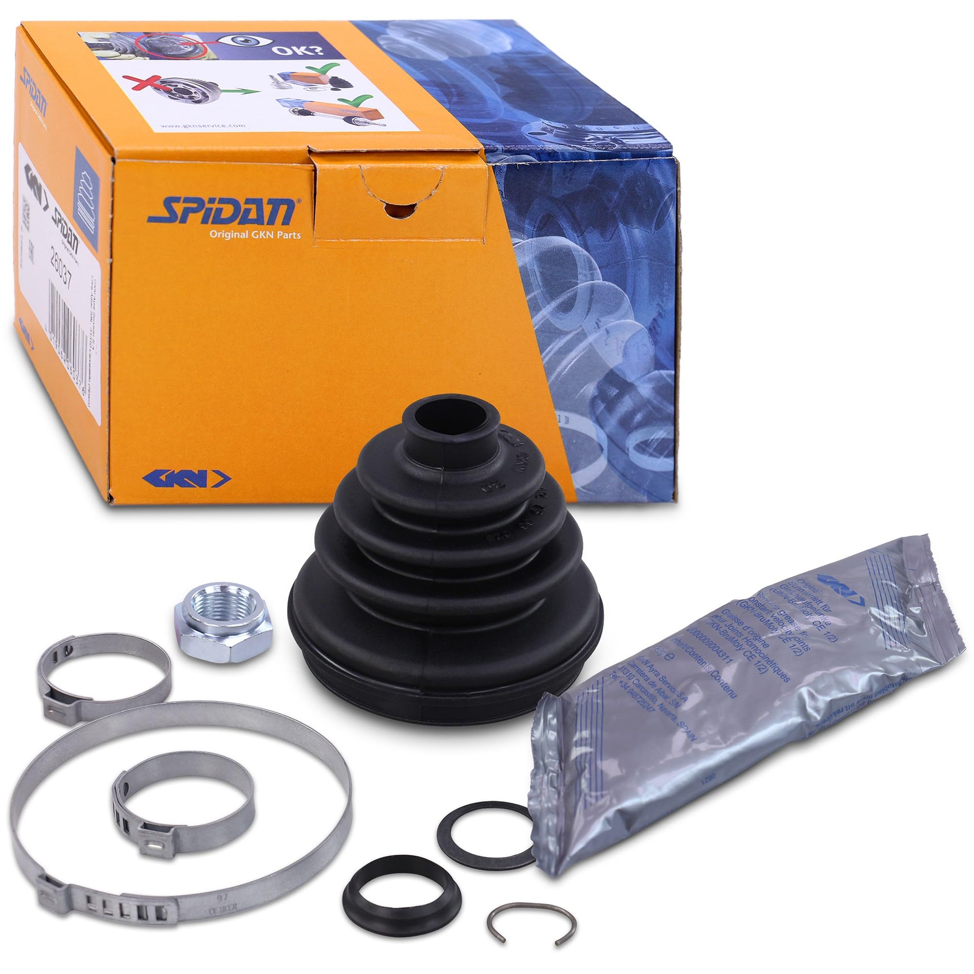 Spidan 26037 Bellow, Drive Shaft