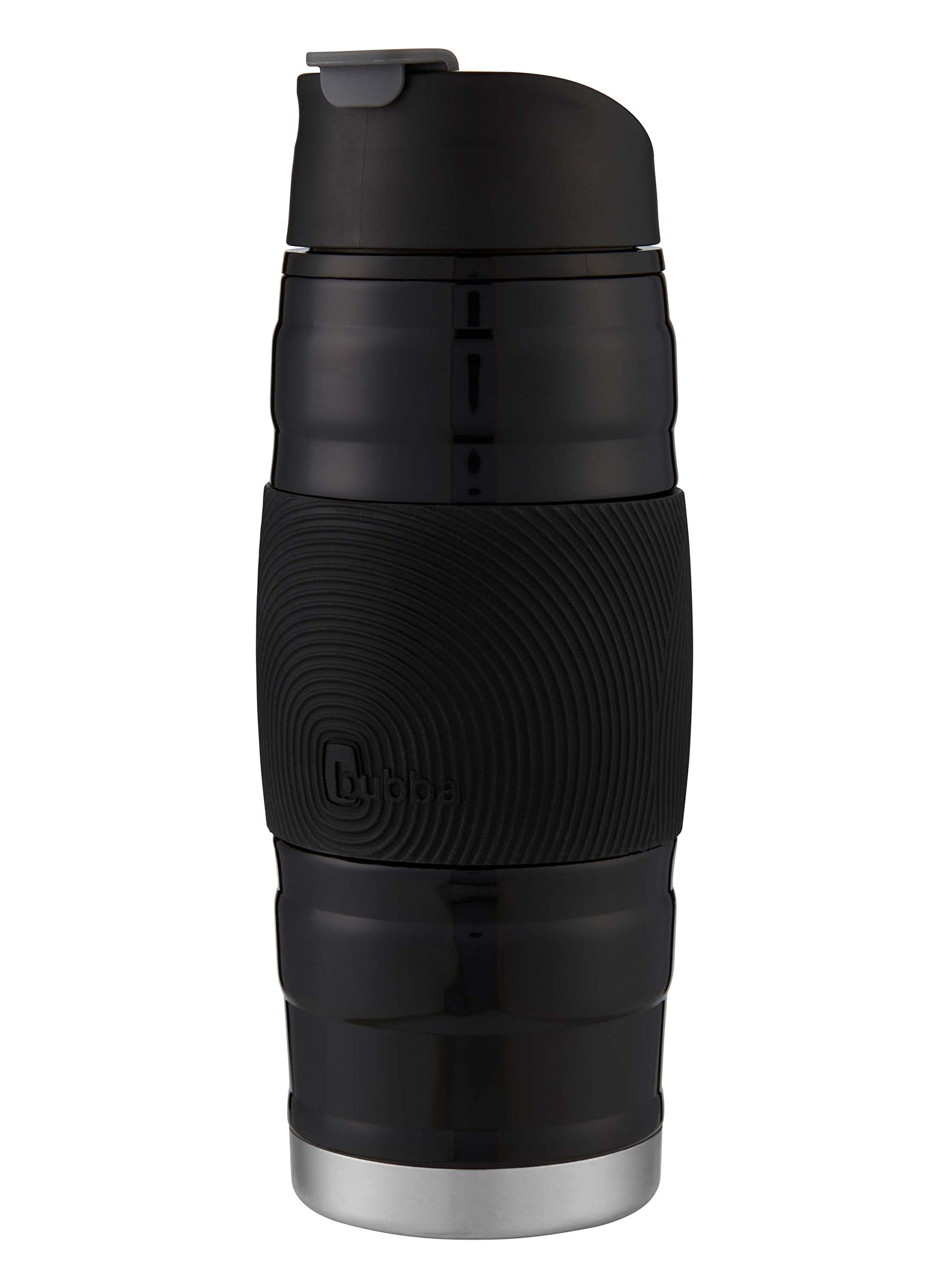 Bubba HERO Grip Insulated Stainless Steel Travel Mug, 16 oz, Black