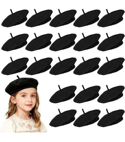 Amazon.com: Laumoi 20 Pcs Halloween Party Berets for Kids  display picture 1