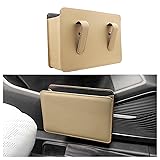 SSNNUU Leather Car Trash Can with