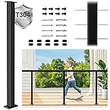 Zylorix 36" T304 Cable Railing Post