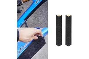 ZTTO 2 Pcs Bike Frame Chainstay Protectors, Mountain Bike Silicone Scratch-Resistant Protector, Air Bag/Downtube Stickers, Bi