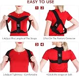 Schiara Posture Corrector for Men and Women Adjustable Back Support view 4