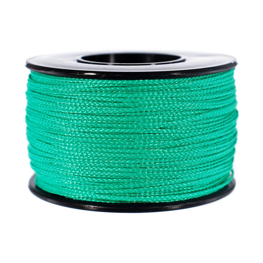 Paracord Planet | Lightweight Nylon Braided Utility Purpose Crafting Nano Cord | 300 FT Spools, 1/32” (0.75mm) Thickness, Teal