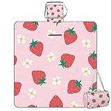 Shimoshe Picnic Blankets 57”x 59”, Flower