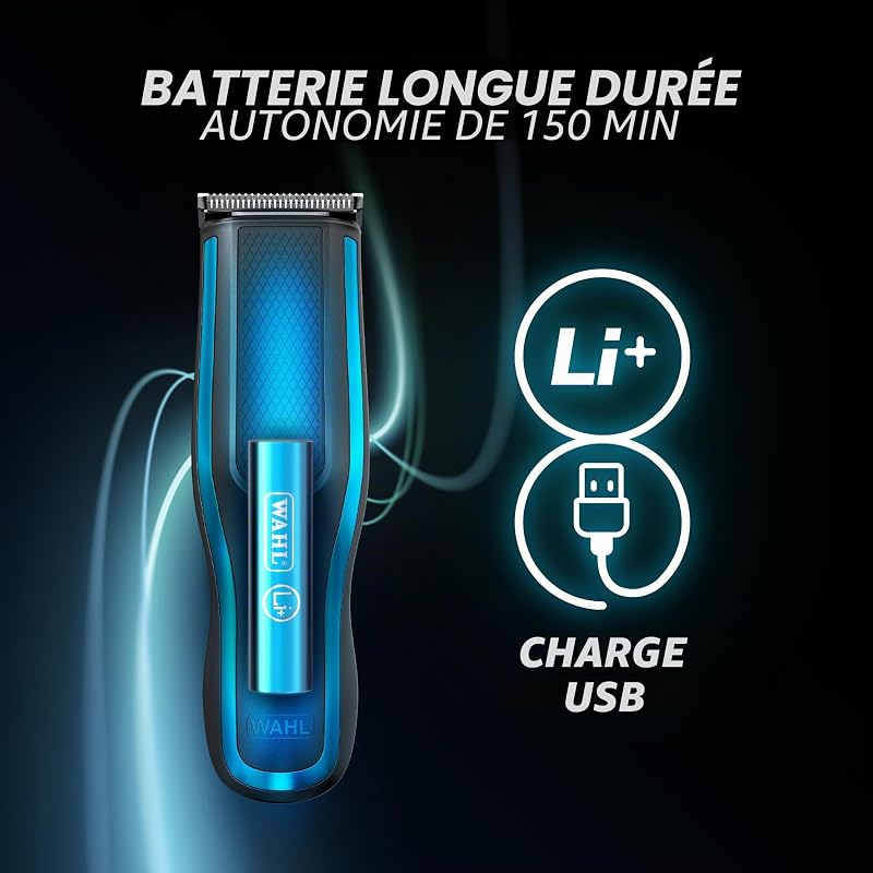 Self Clip 360 Tondeuse à cheveux DIY rechargeable pour homme