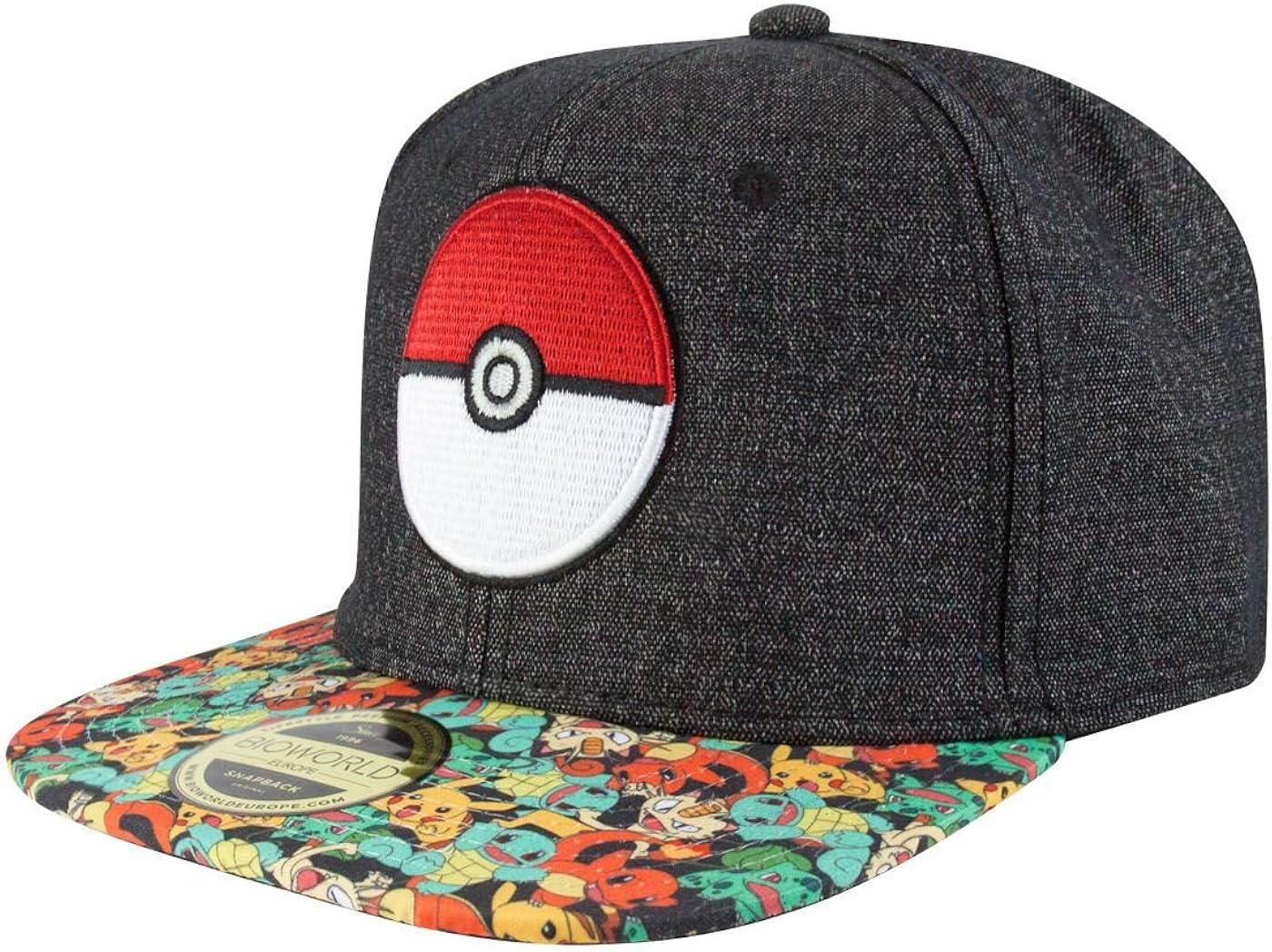 Pokemon Pokeball Snapback Cap Amazon.co.uk Clothing