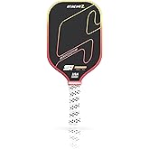 Raw Carbon Fiber Pickleball Paddles | T700 Pickleball Paddles with 16mm Polymer Honeycomb Core & Overgrips| Premium Pickle Ball Racket Enhanced Control & Spin & Power| USAPA Approved