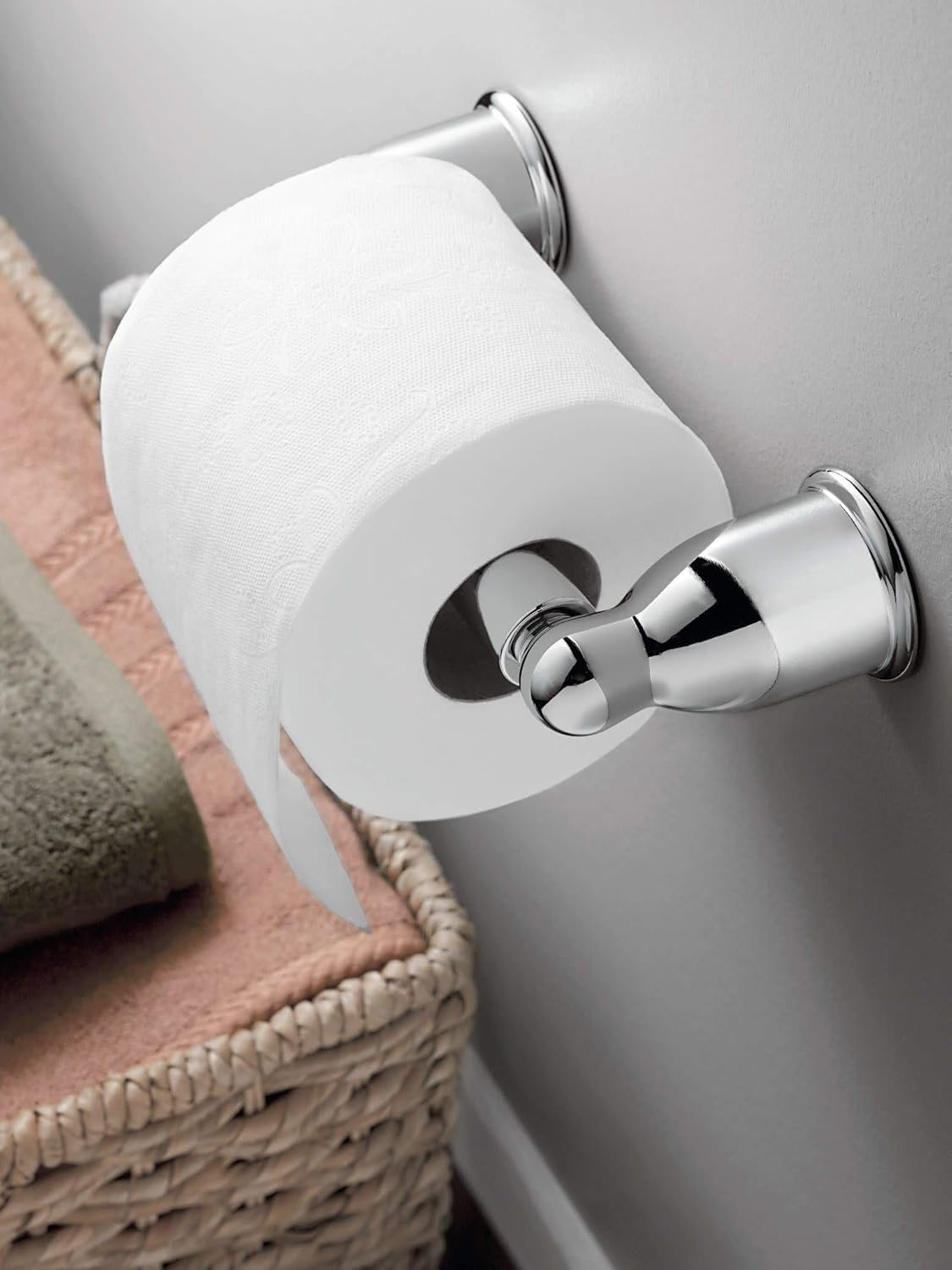 Moen YB8099CH Mason Toilet Paper Roller, Chrome - Tissue Holders - 