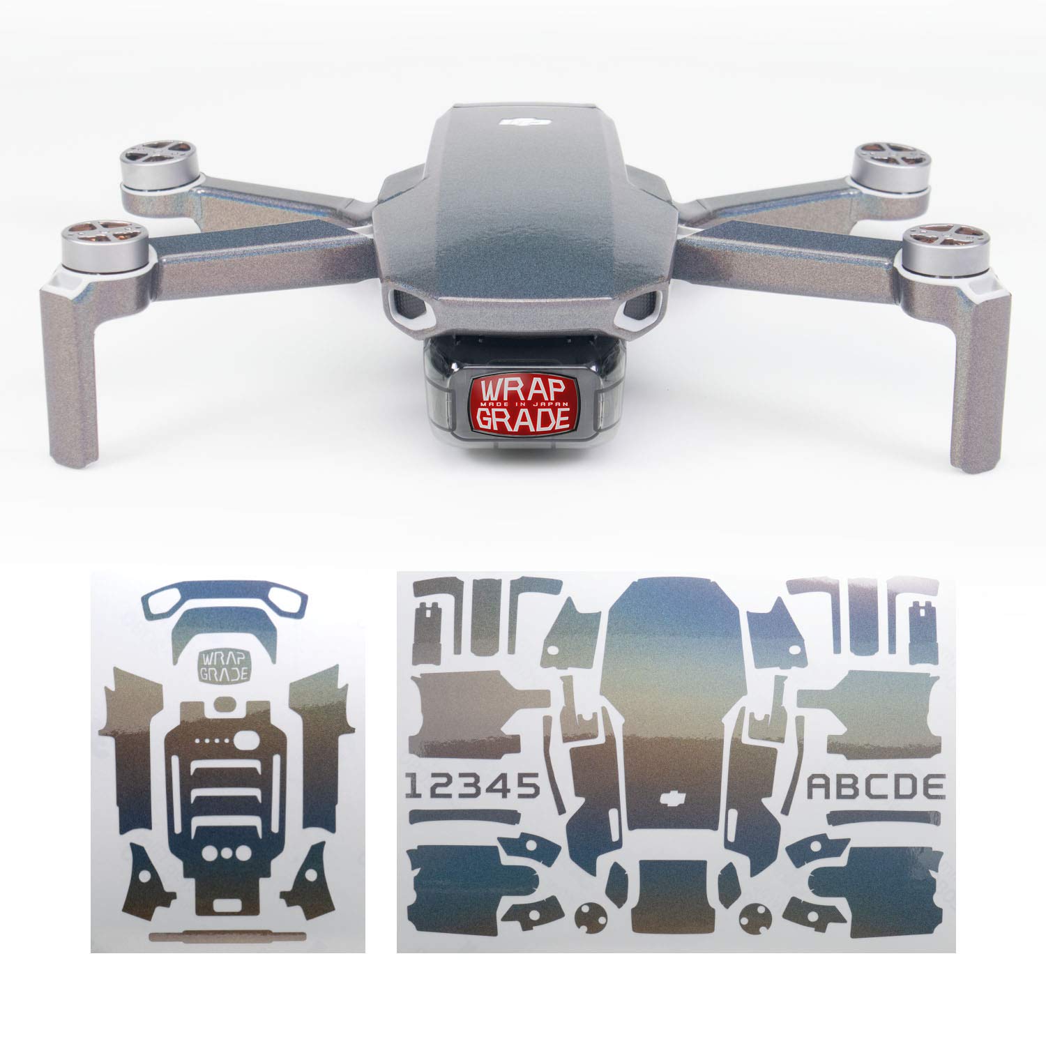 Wrapgrade Skin Sticker compatible with DJI Mavic Mini (COLORATION-X)