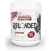 5% Nutrition Reloaded High Stim Pre-Workout | Ultra Energy, Focus, Pumps, Power & Endurance | Citrulline, HydroPrime Glycerol, Nitrosigine, Creatine, Choline, Huperzine A (Wildberry)