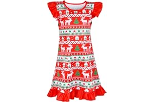 Sylfairy Girls Nightgowns, Unicorn Nightgown Princess Pajama Dresses for Girls Sleepwear Nightie