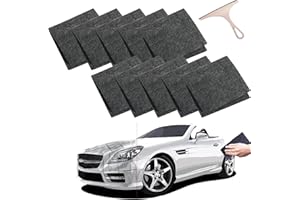 DASHENRAN Breathe Green Nano Sparkle Cloth, Nano Sparkle Cloth Car Scratch Remover, Nano Sparkle Cloth, Multipurpose Nano Car Paint Restore Cloth (10pcs, 4in*8in)