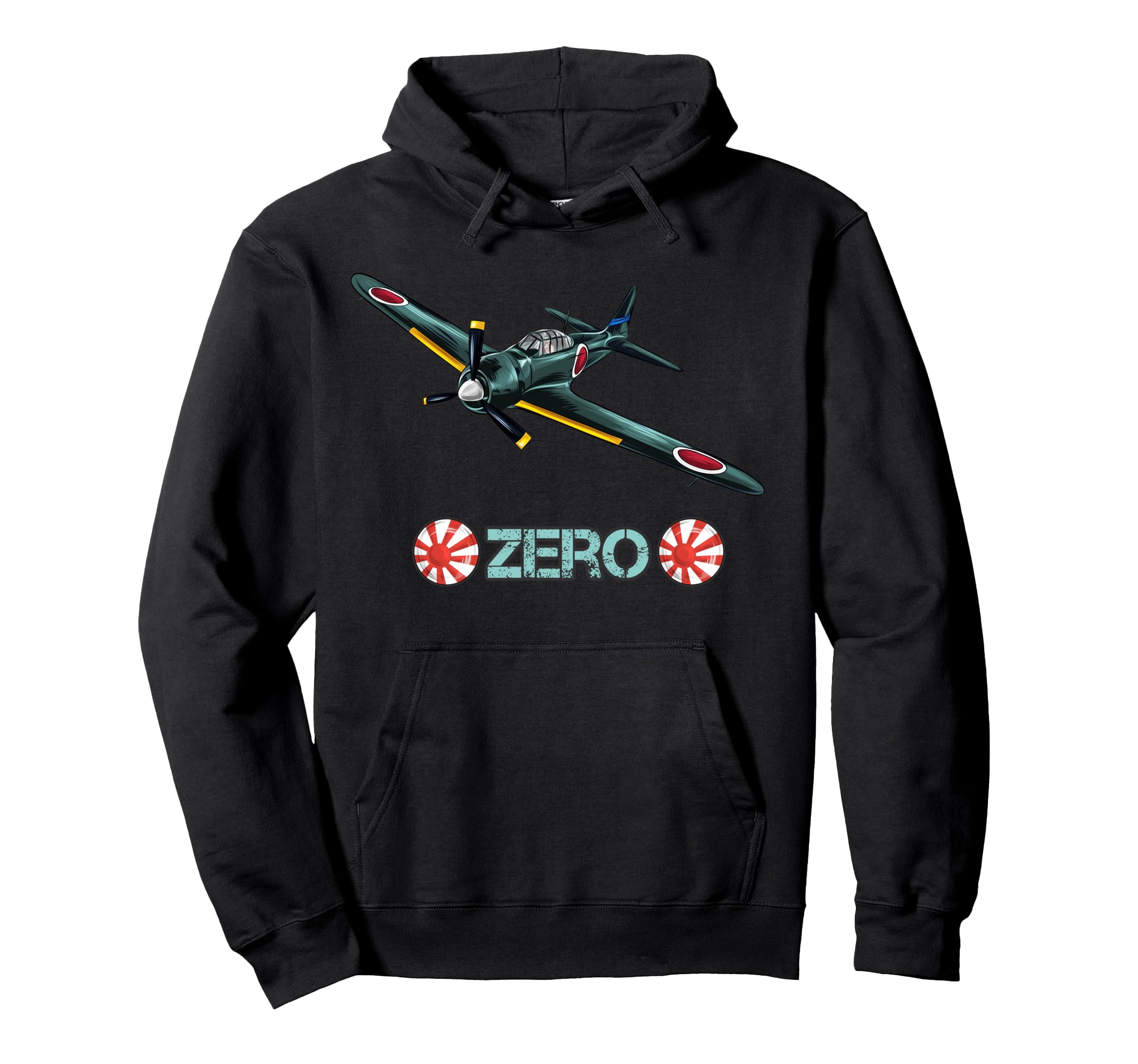 World War 2 Japanese Fighter Plane Zero Pullover Hoodie