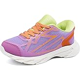 HOMEHOT Boys Girls Lightweight Breathable Sneakers Strap Athletic Tennis Shoes for Running Walking (Toddler/Little Kid/Big Kid)