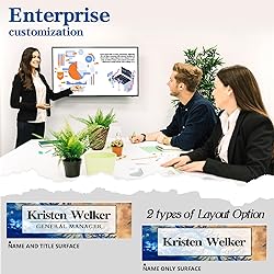 Custom Office Name Plate for Desk - Desk Name Plate