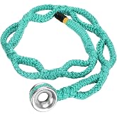 Rigging Ring Sling Rope 40203, 3/4" &times; 6' Arboart Rope Sling | with 28mm Inner Diameter Aluminum Rigging Ring, 7-Pocket Regulate, 12 Strand Green Polyester, 14600 Lbs Mbs