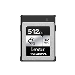 Lexar 512GB Professional Silver SE CFexpress Type B
